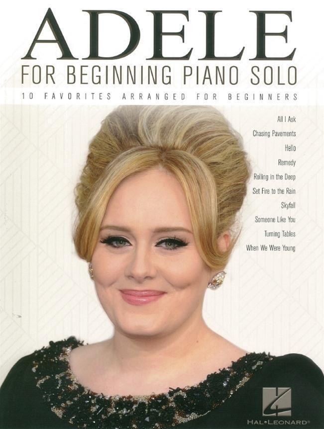 Cover: 888680606640 | Adele for Beginning Piano Solo | 10 Favorites | Adele | Buch | Buch
