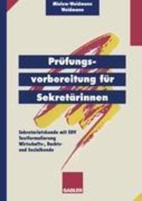 Cover: 9783409197410 | Prüfungsvorbereitung für Sekretärinnen | Paul Weidmann (u. a.) | Buch