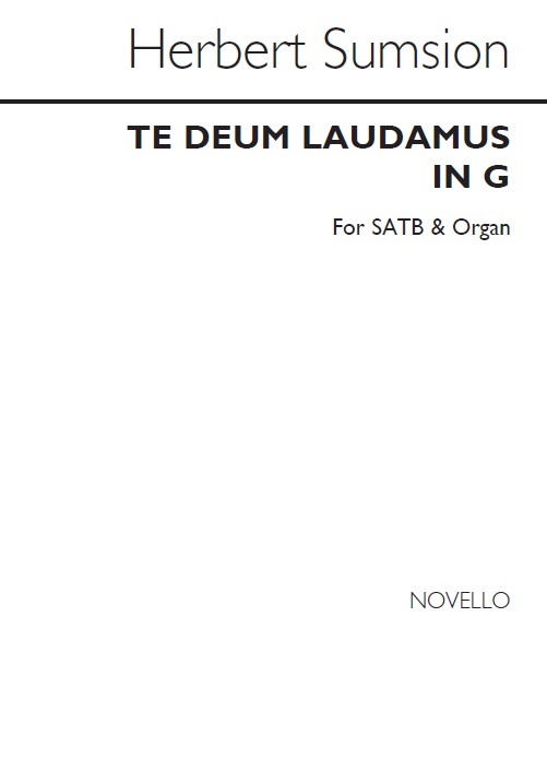 Cover: 5020679512999 | Te Deum In G | Herbert Sumsion | Chorpartitur | 2004 | Novello and Co