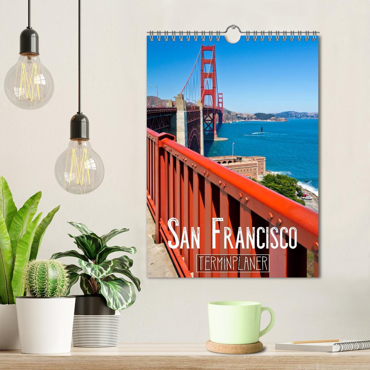 Bild: 9783457029183 | SAN FRANCISCO Terminplaner (Wandkalender 2025 DIN A4 hoch),...