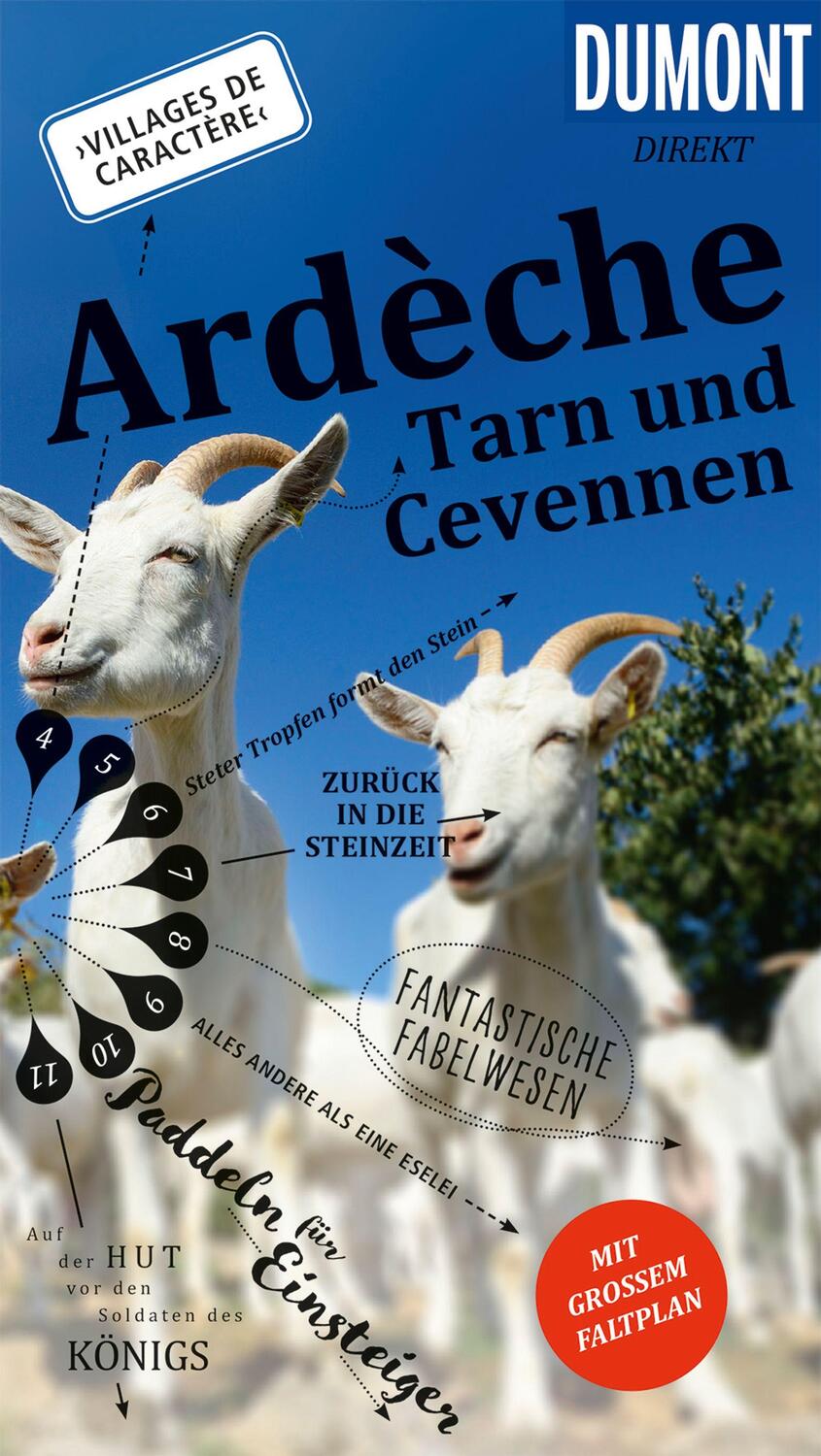 Cover: 9783616011073 | DuMont direkt Reiseführer Ardeche, Tarn und Cevennen | Kalmbach | Buch