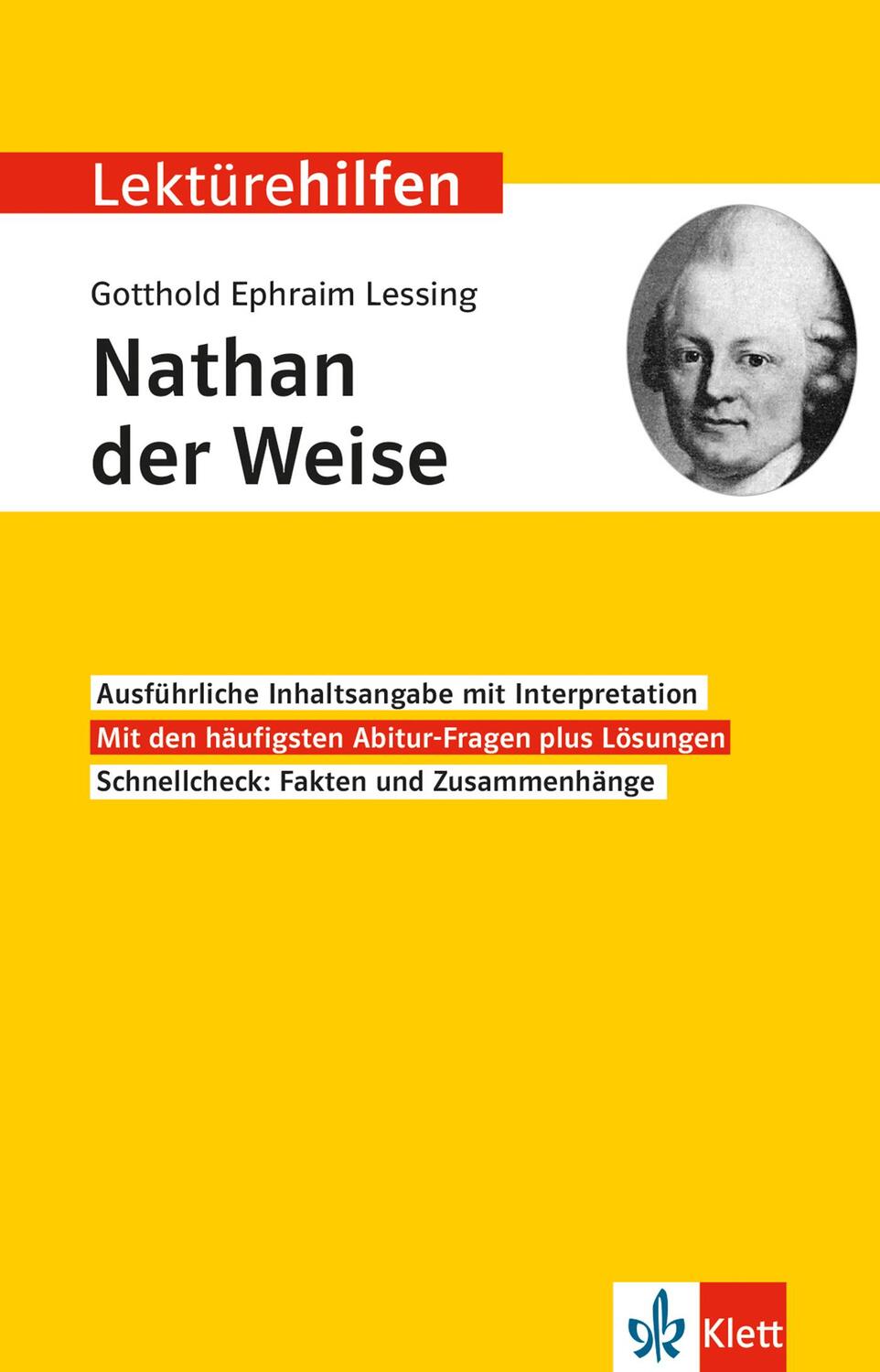 Cover: 9783129231180 | Lektürehilfen Gotthold Ephraim Lessing "Nathan der Weise" | Buch