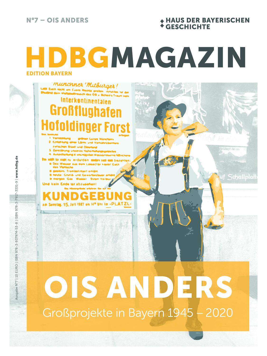 Cover: 9783791733319 | Ois anders | Großprojekte in Bayern 1945-2020 | Geschichte (u. a.)