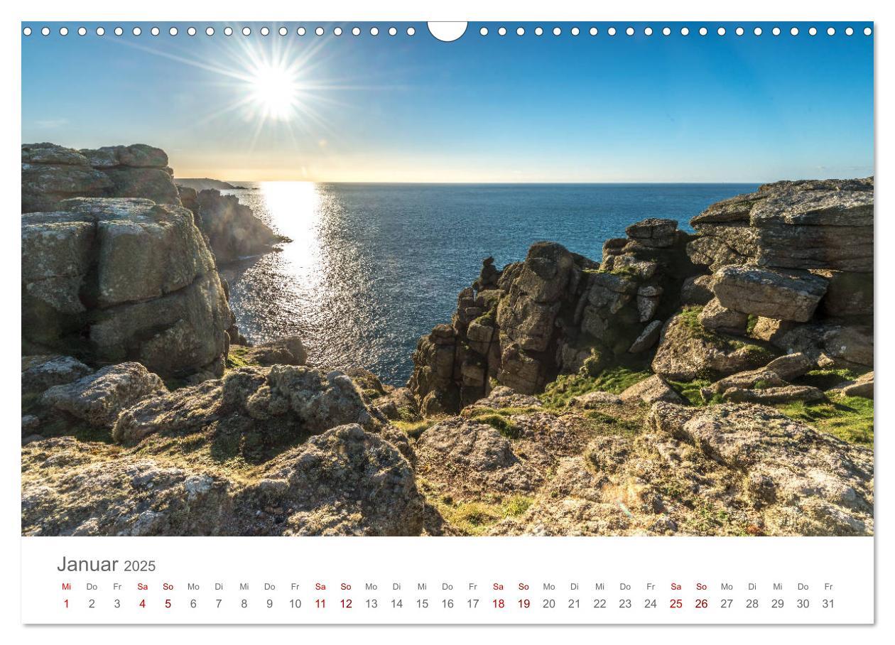 Bild: 9783435382606 | Die Südküste Englands - Cornwall (Wandkalender 2025 DIN A3 quer),...