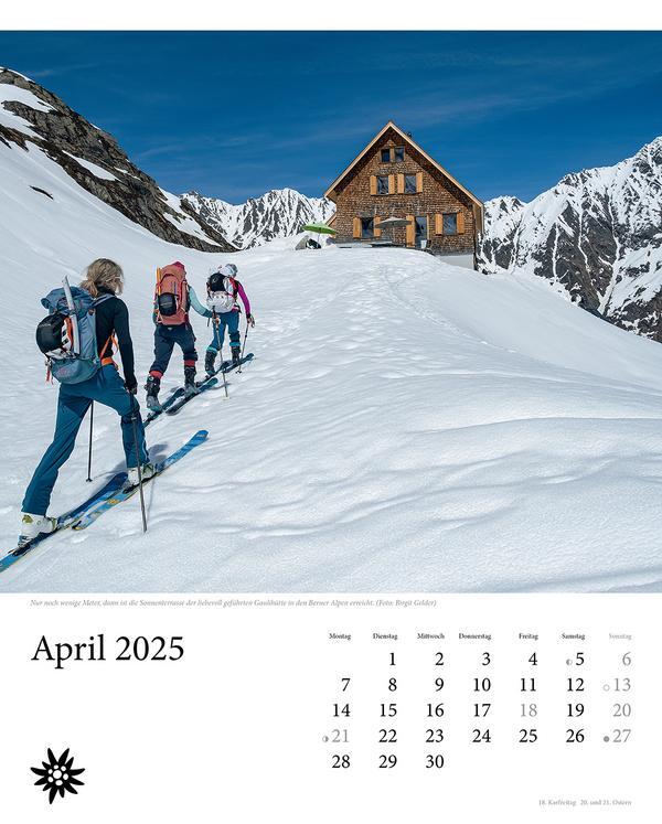 Bild: 9783731876120 | Hütten unserer Alpen 2025 | Verlag Korsch | Kalender | Spiralbindung