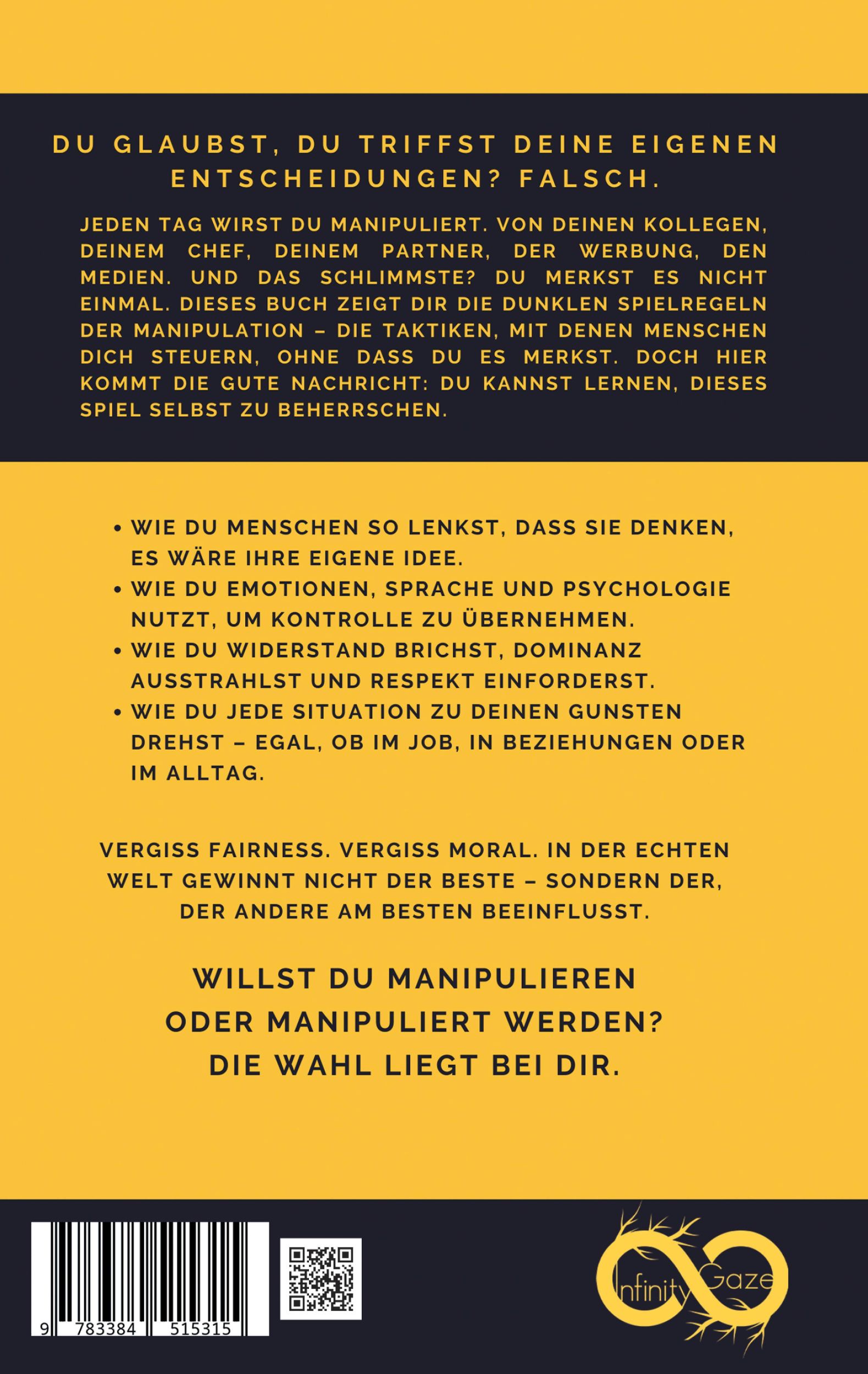 Rückseite: 9783384515315 | Manipuliere oder werde manipuliert | Julius Falkenhayn | Taschenbuch