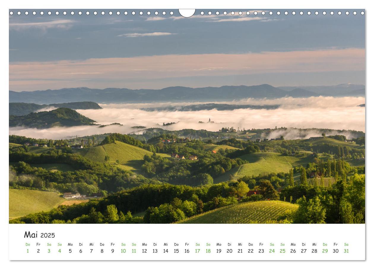 Bild: 9783435041954 | Südsteiermark365 (Wandkalender 2025 DIN A3 quer), CALVENDO...