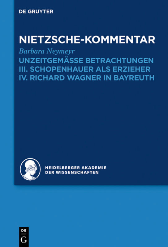 Cover: 9783110677898 | Historischer und kritischer Kommentar zu Friedrich Nietzsches...