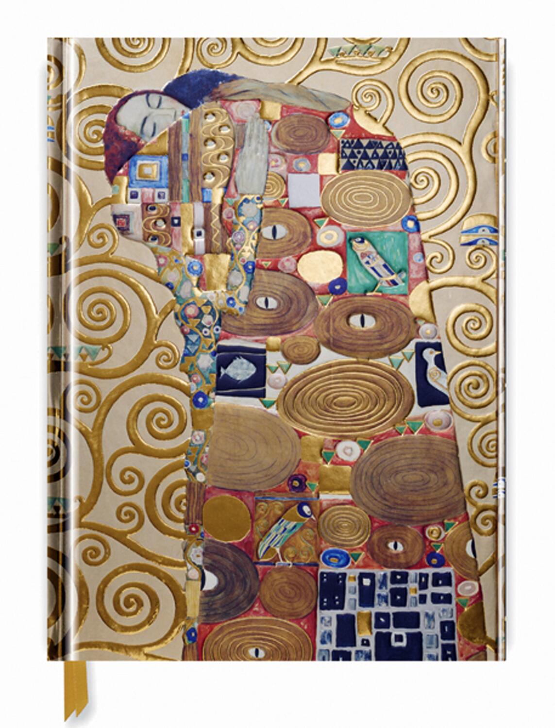 Cover: 9781786641564 | Gustav Klimt: Fulfillment (Blank Sketch Book) | Flame Tree Studio