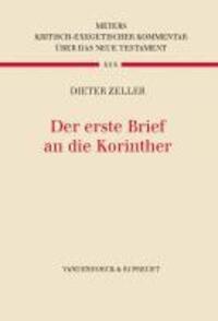 Cover: 9783525515341 | Der erste Brief an die Korinther | Dieter Zeller | Buch | 549 S.