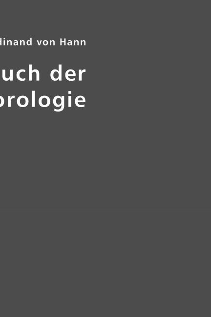Cover: 9783836429900 | Lehrbuch der Meteorologie | Julius von Hann | Taschenbuch | Deutsch
