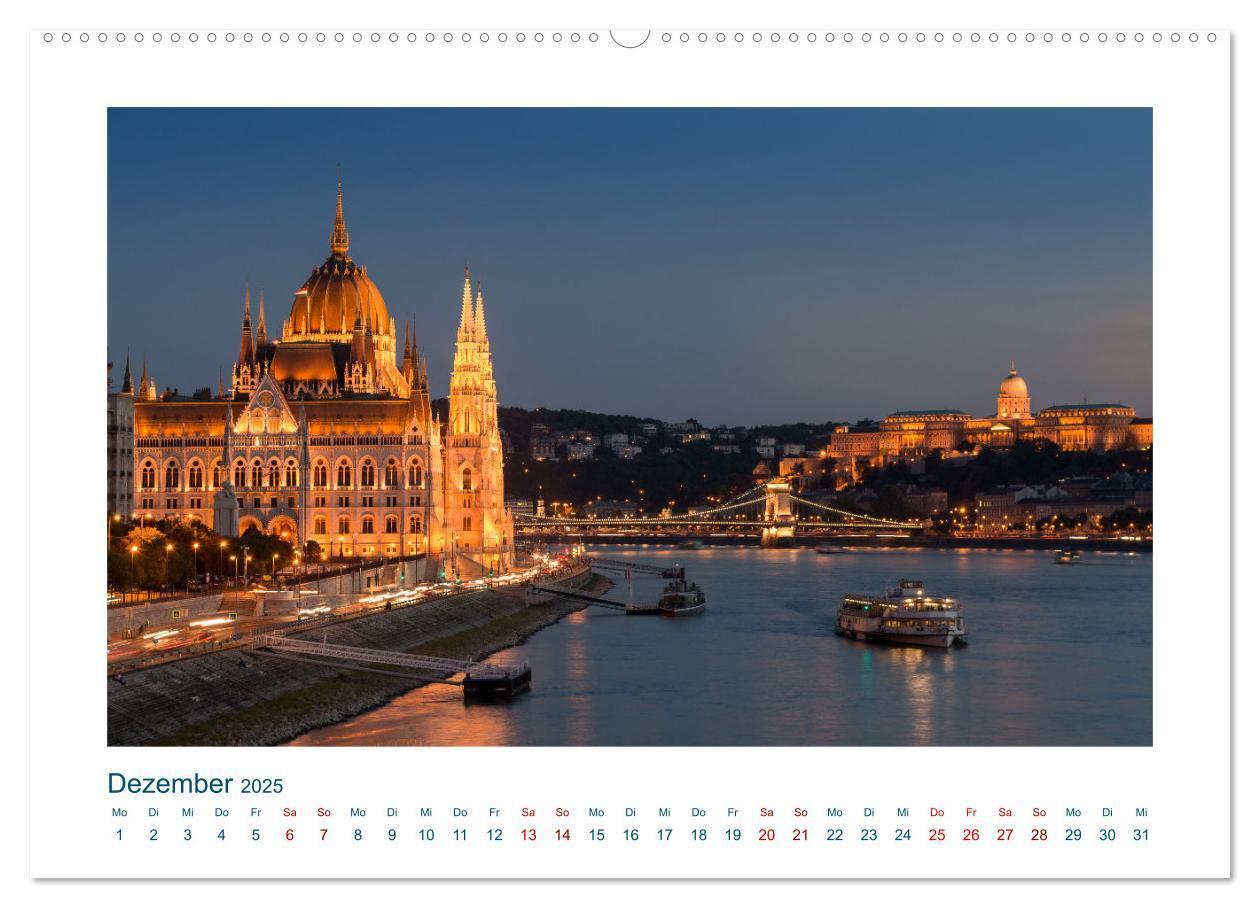 Bild: 9783383816130 | Budapest: zwischen Parlamentsgebäude und Burgpalast (Wandkalender...