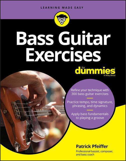 Cover: 9781119700111 | Bass Guitar Exercises For Dummies | Patrick Pfeiffer | Taschenbuch