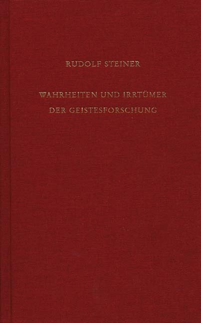 Cover: 9783727406911 | Wahrheiten und Irrtümer der Geistesforschung | Rudolf Steiner | Buch