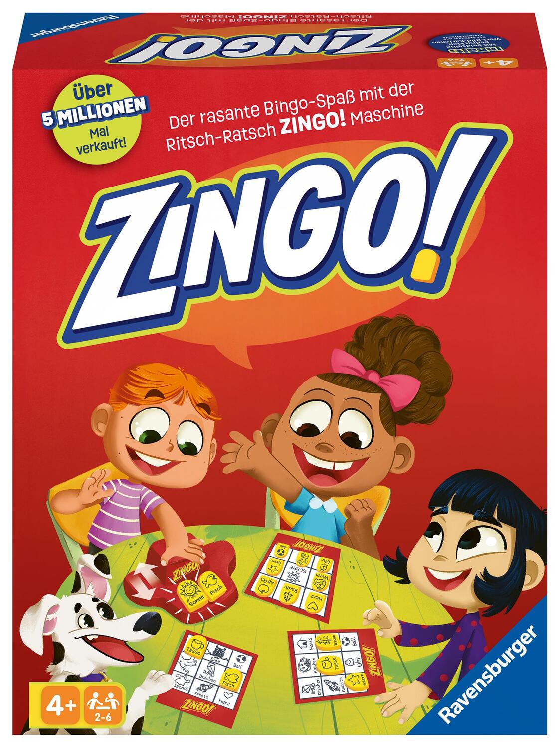 Cover: 4005556223541 | Ravensburger 22354 - Zingo!, Kinderspiel ab 4 Jahren, für 2-6...