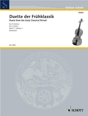 Cover: 9790001051590 | Violinduette Der Fruhklassik 1 | Buch | Schott Music