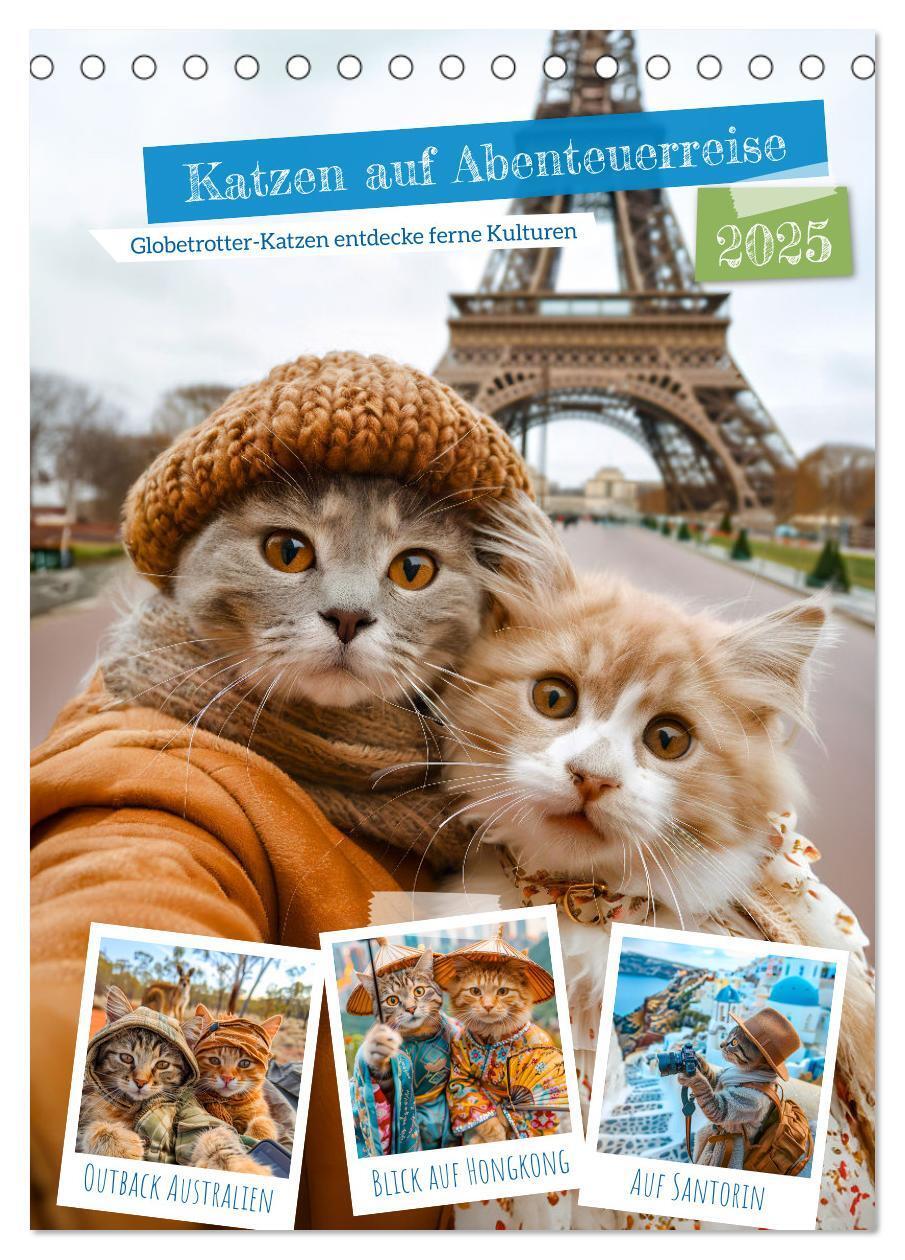 Cover: 9783383797941 | Katzen auf Abenteuerreise - Globetrotter-Katzen entdecke ferne...