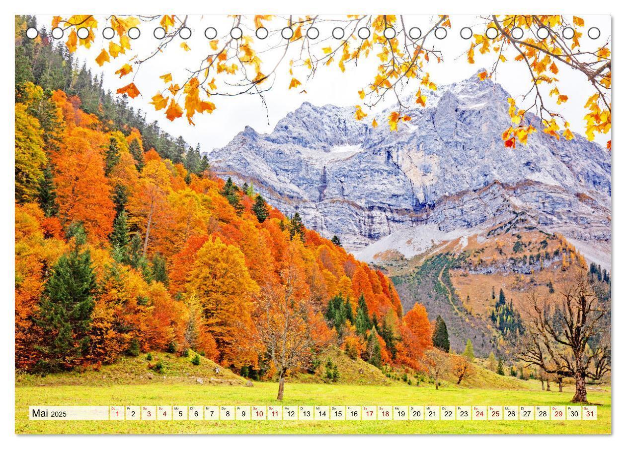 Bild: 9783457037164 | Herbstflammen im Karwendel- und Wettersteingebirge (Tischkalender...