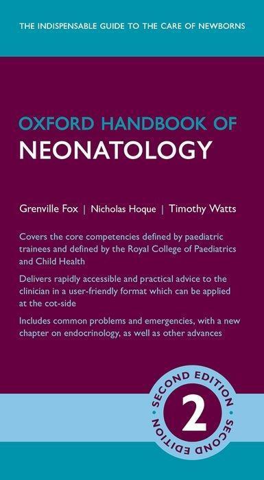 Cover: 9780198703952 | Oxford Handbook of Neonatology | Grenville Fox (u. a.) | Taschenbuch