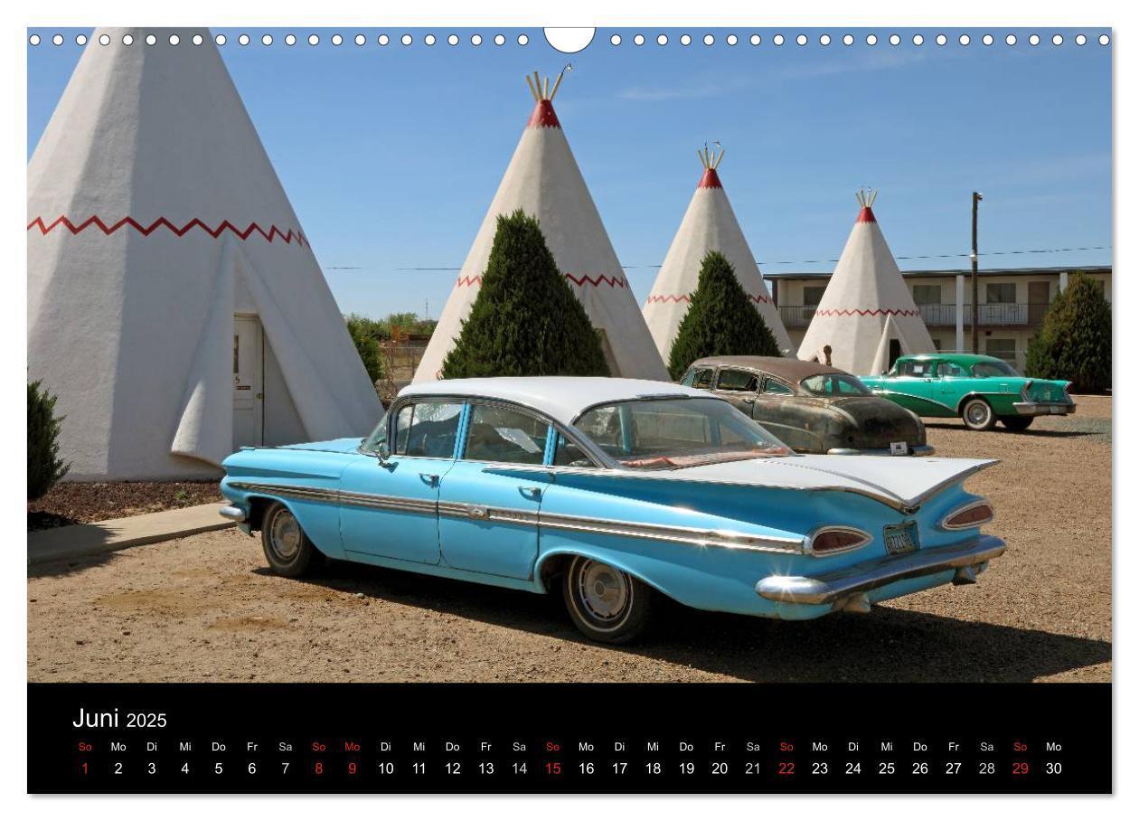 Bild: 9783435791385 | Route 66 im Südwesten (Wandkalender 2025 DIN A3 quer), CALVENDO...