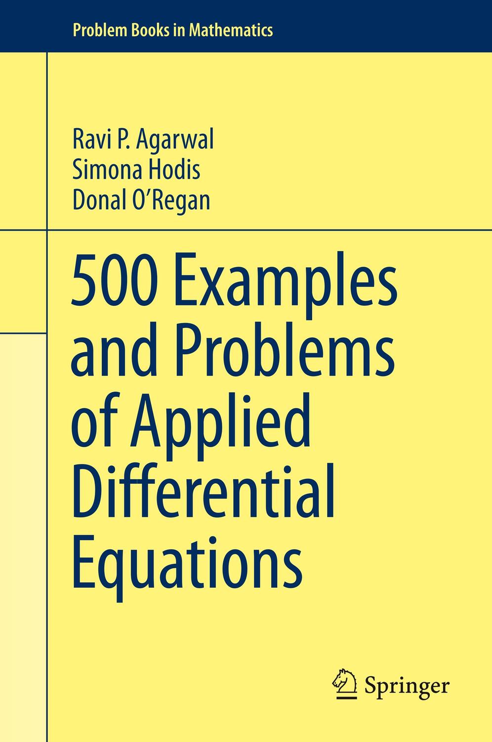 Cover: 9783030263836 | 500 Examples and Problems of Applied Differential Equations | Buch