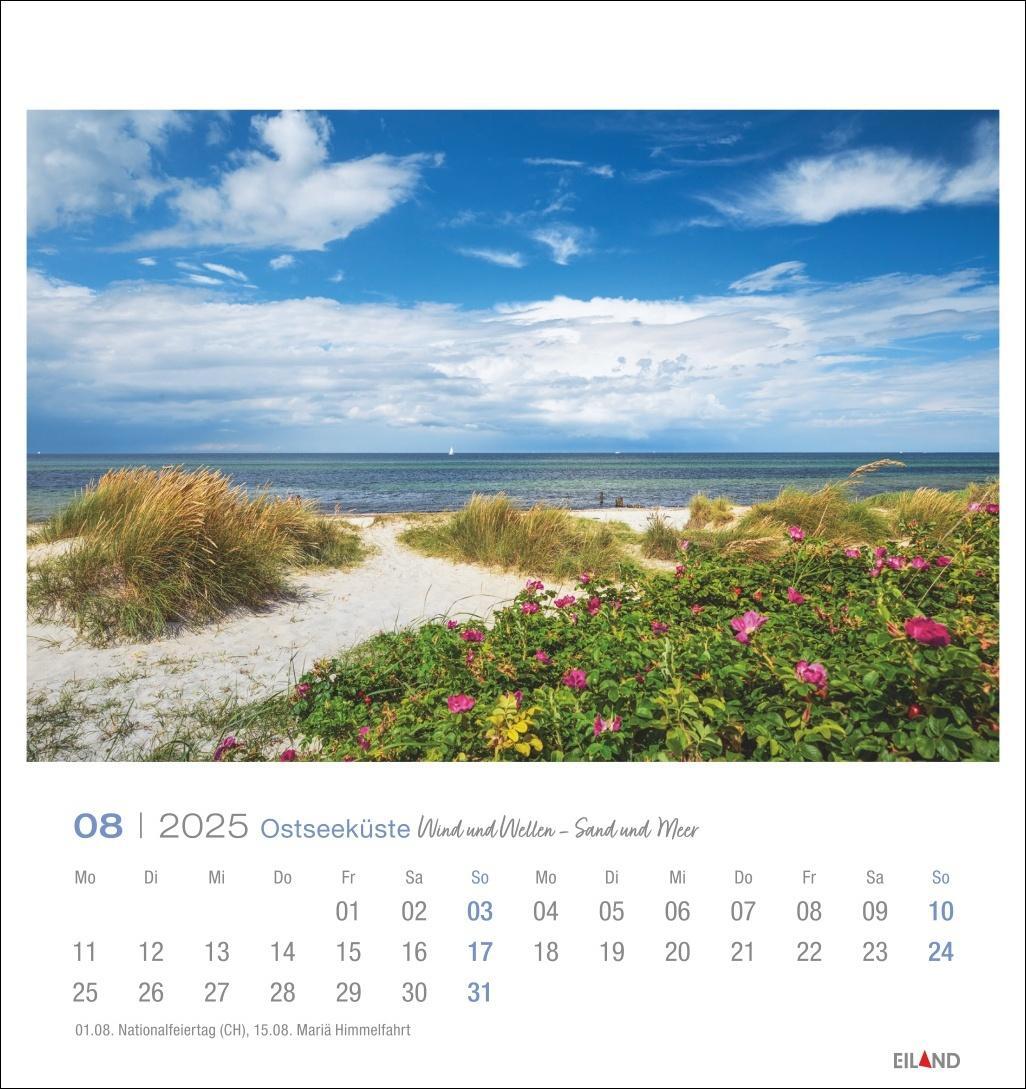 Bild: 9783964023308 | Ostseeküste Postkartenkalender 2025 - Wind und Wellen - Sand und Meer