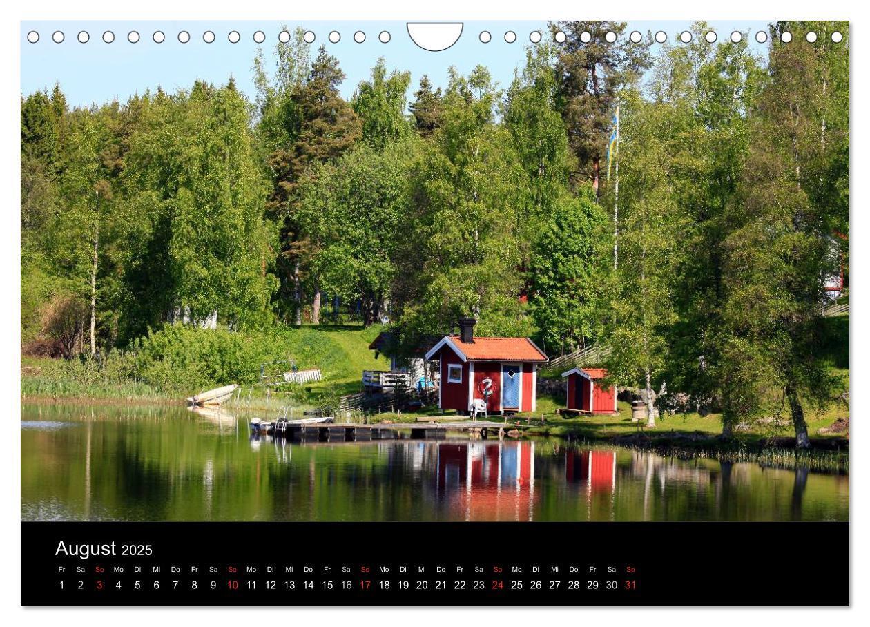 Bild: 9783435812707 | Schweden 2025 (Wandkalender 2025 DIN A4 quer), CALVENDO Monatskalender