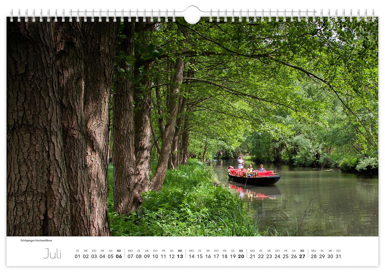 Bild: 9783910680562 | Kalender Spreewald 2025 | Peter Becker 45 x 30 cm weißes Kalendarium