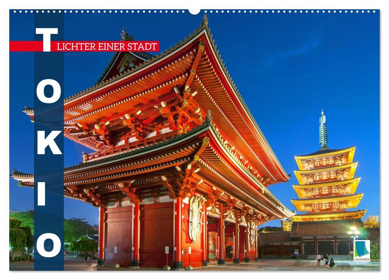 Cover: 9783457199800 | Tokio: Lichter einer Stadt (Wandkalender 2025 DIN A2 quer),...