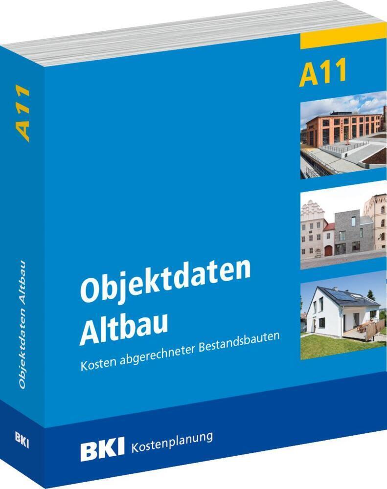 Cover: 9783481037932 | BKI Objektdaten Altbau A11, m. CD-ROM | Baukosteninformationszentrum