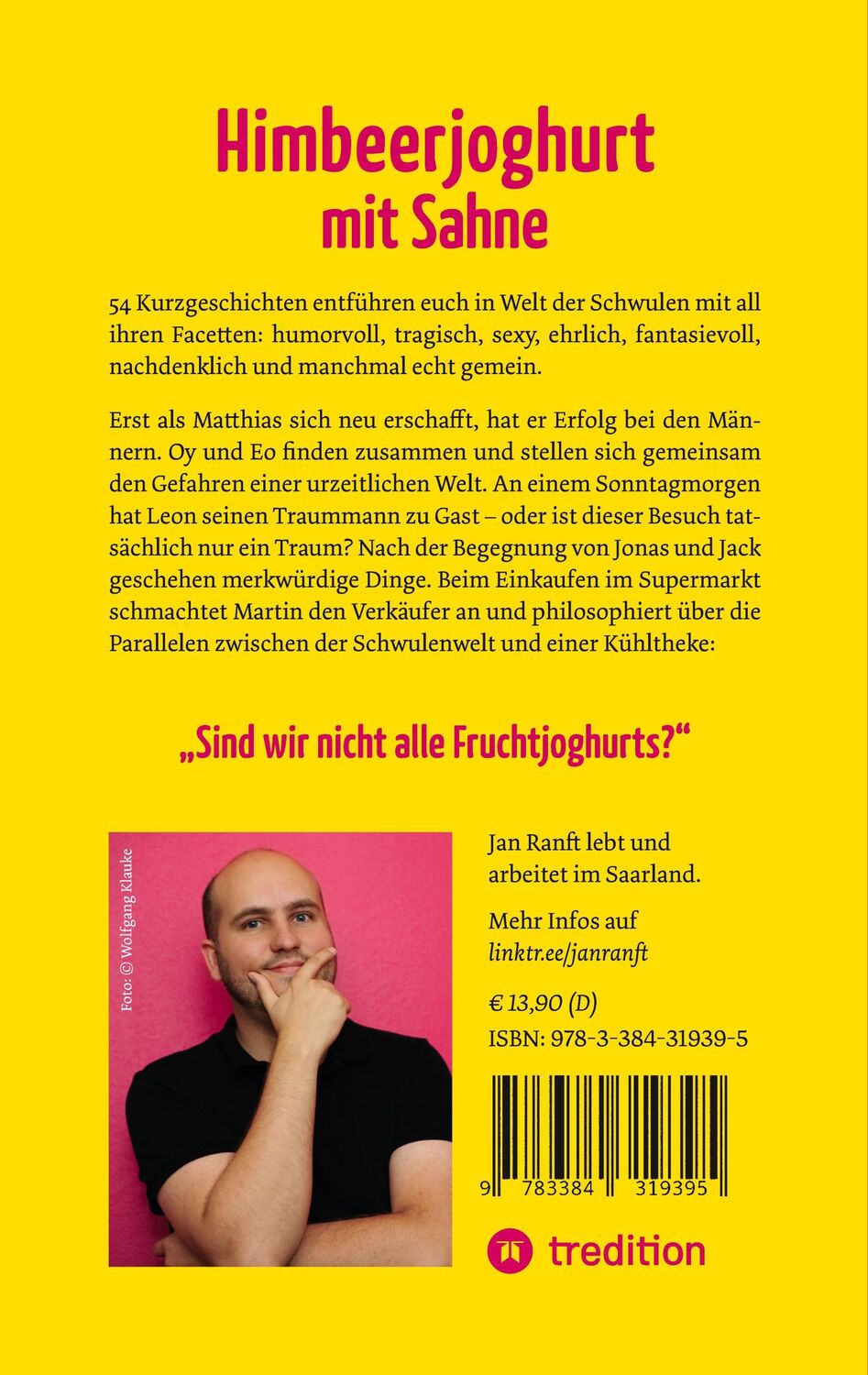 Rückseite: 9783384319395 | Himbeerjoghurt mit Sahne | Jan Ranft | Taschenbuch | Paperback | 2024