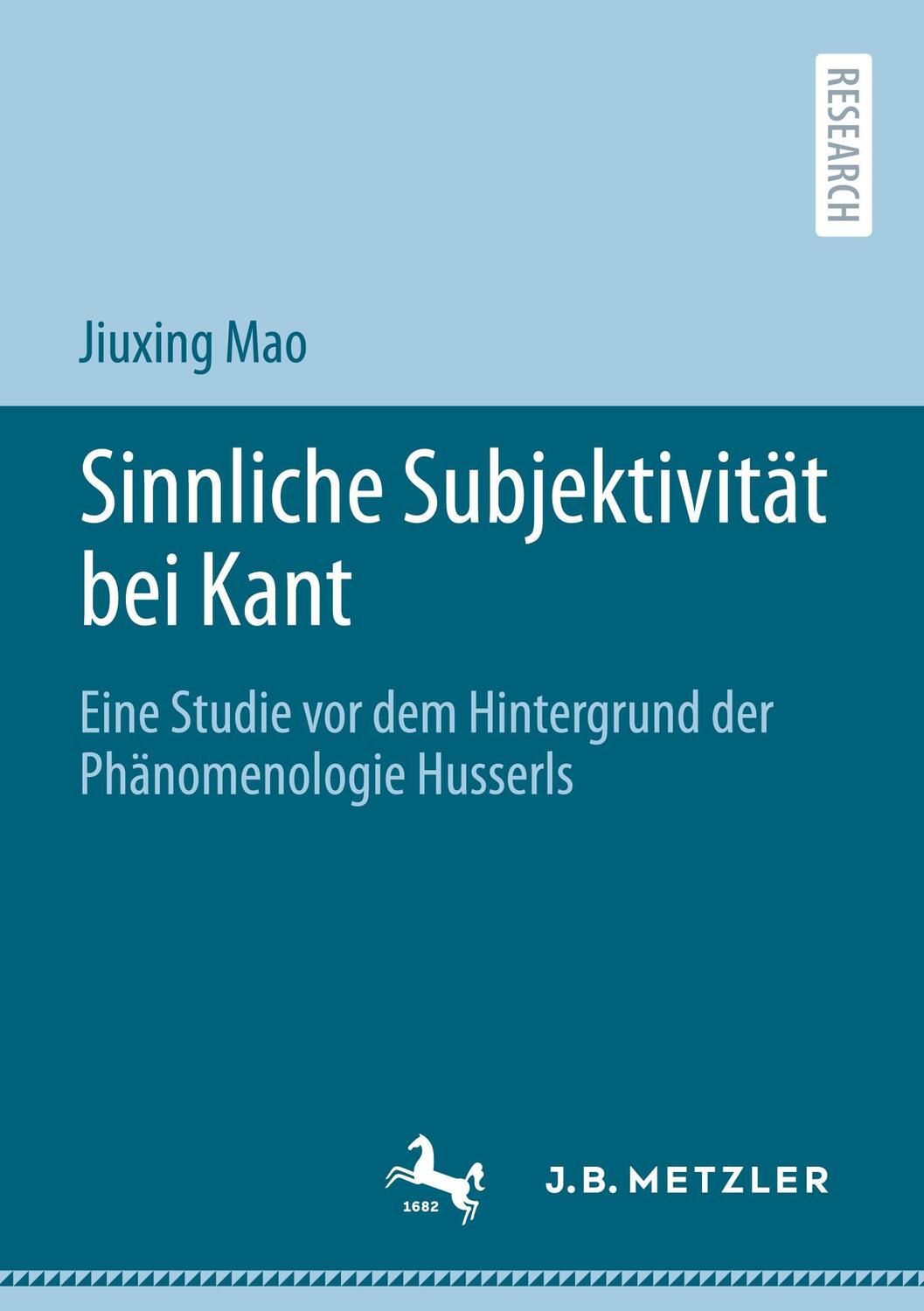 Cover: 9783662629352 | Sinnliche Subjektivität bei Kant | Jiuxing Mao | Taschenbuch | xx