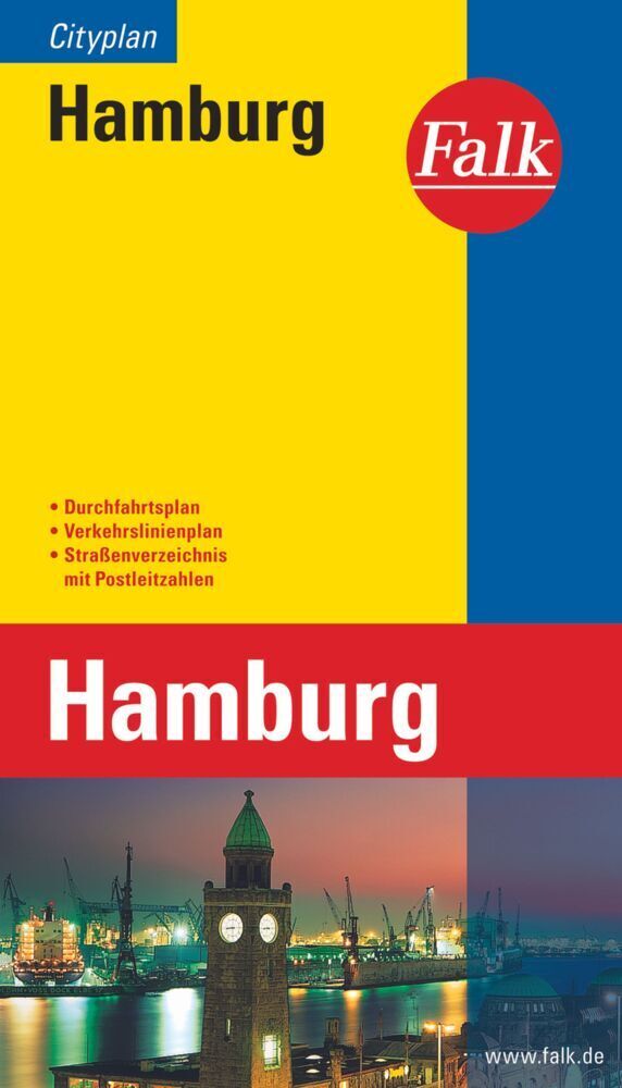 Cover: 9783827901088 | Falk Cityplan Hamburg 1:20.000 | (Land-)Karte | Deutsch | 2001
