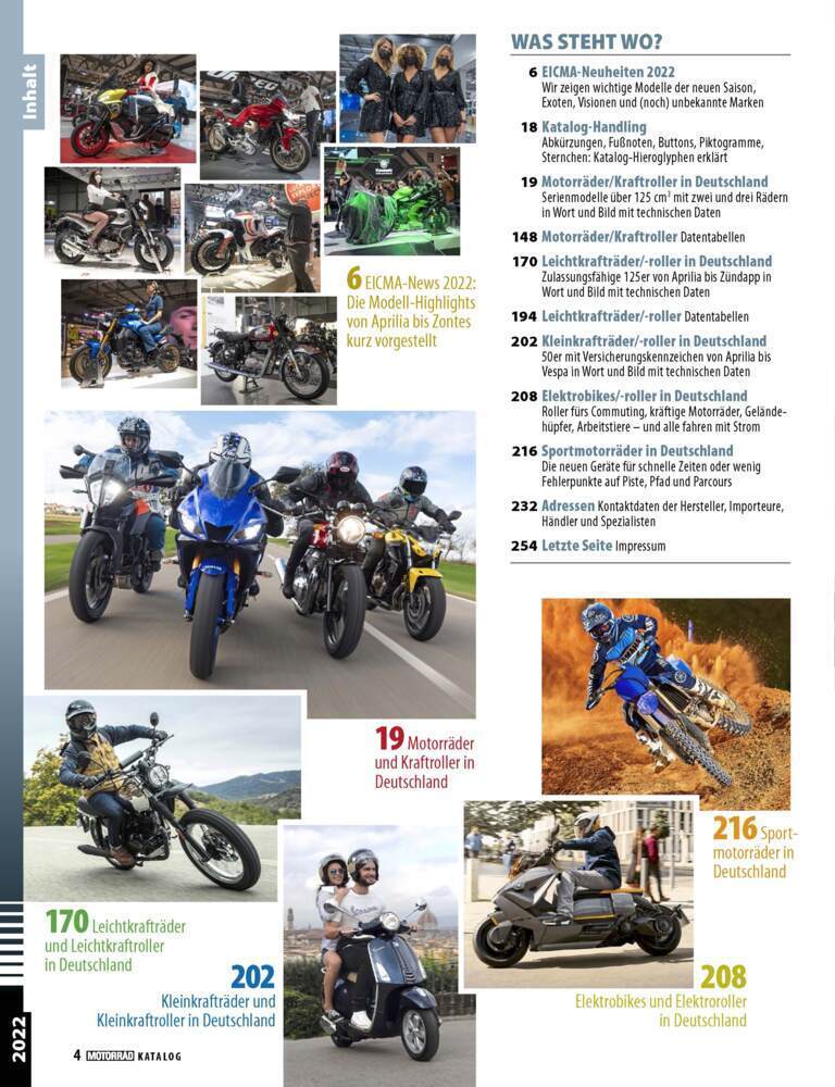 Bild: 9783613320055 | Motorrad-Katalog 2022 | Taschenbuch | 2021 | Motorbuch Verlag