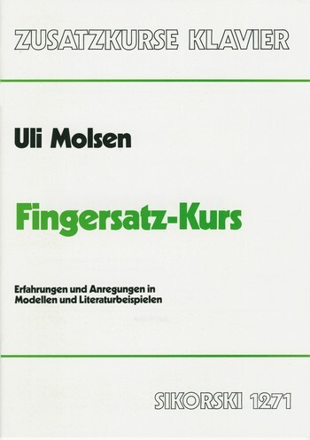 Cover: 9790003012551 | Fingersatz-Kurs | Uli Molsen | Buch | Sikorski Edition