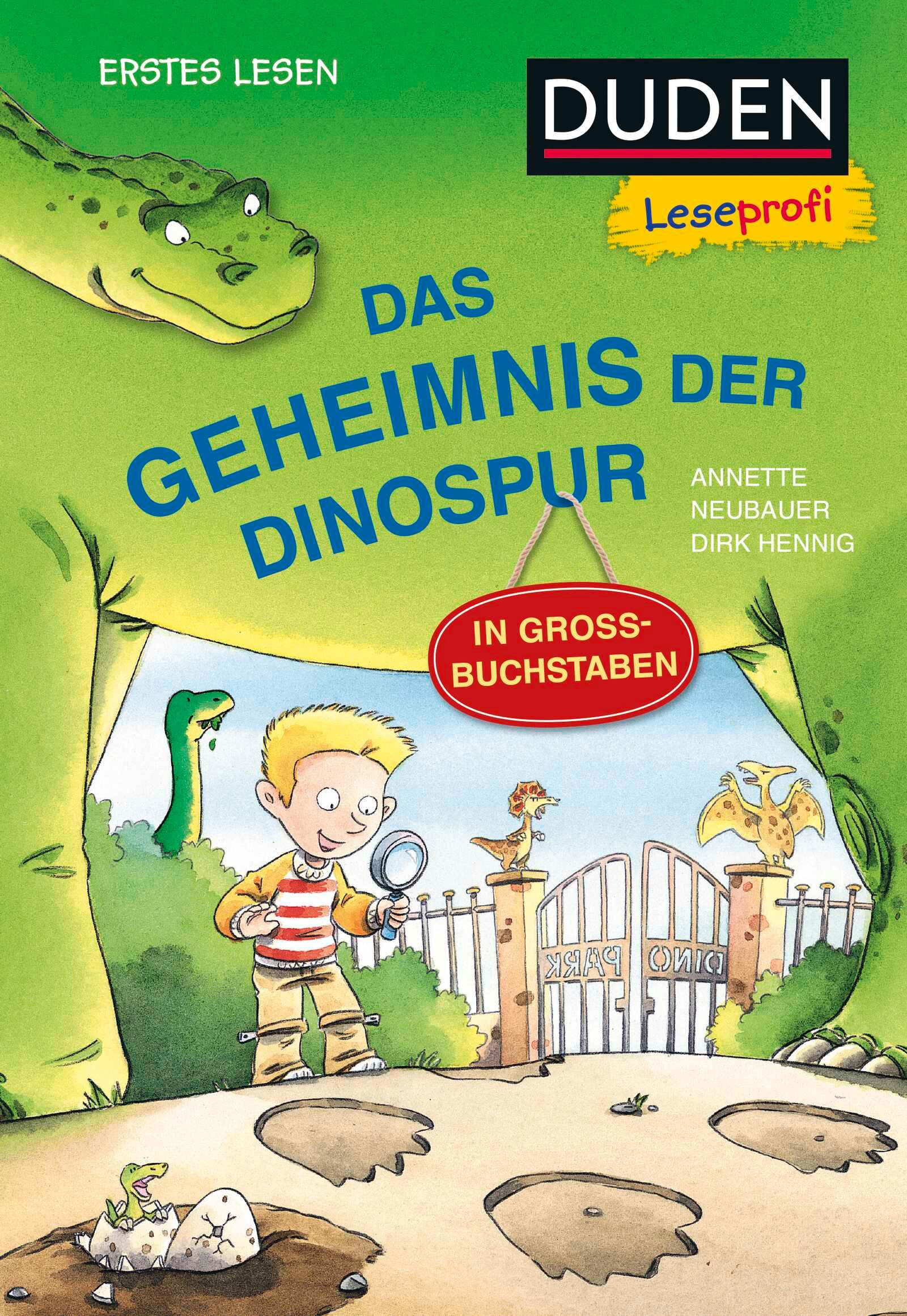 Cover: 9783737336635 | Duden Leseprofi - GROSSBUCHSTABEN: DAS GEHEIMNIS DER DINOSPUR,...