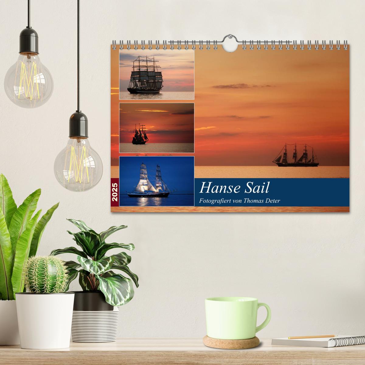 Bild: 9783435781263 | Hanse Sail (Wandkalender 2025 DIN A4 quer), CALVENDO Monatskalender