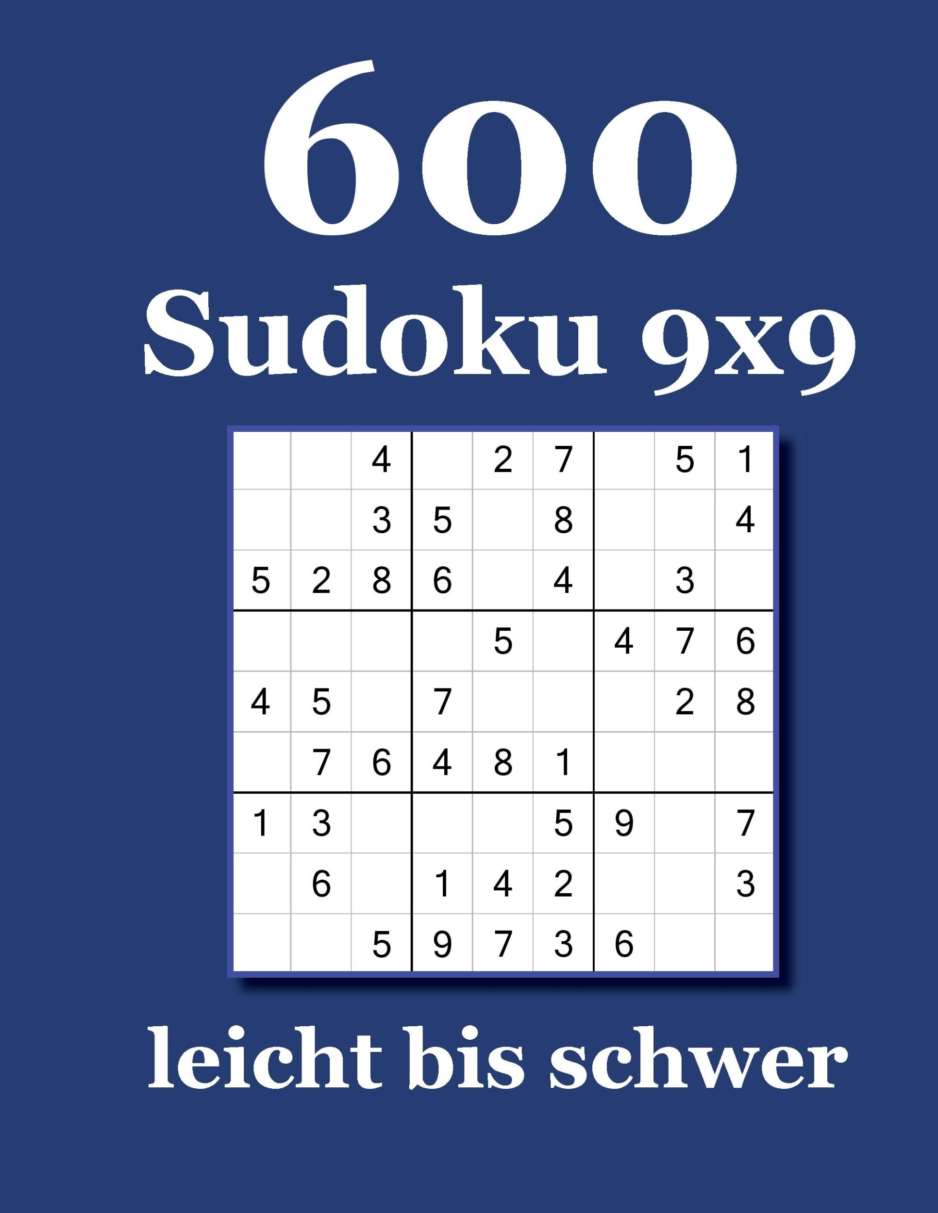 Cover: 9783954976454 | 600 Sudoku 9x9 leicht bis schwer | David Badger | Taschenbuch | 152 S.