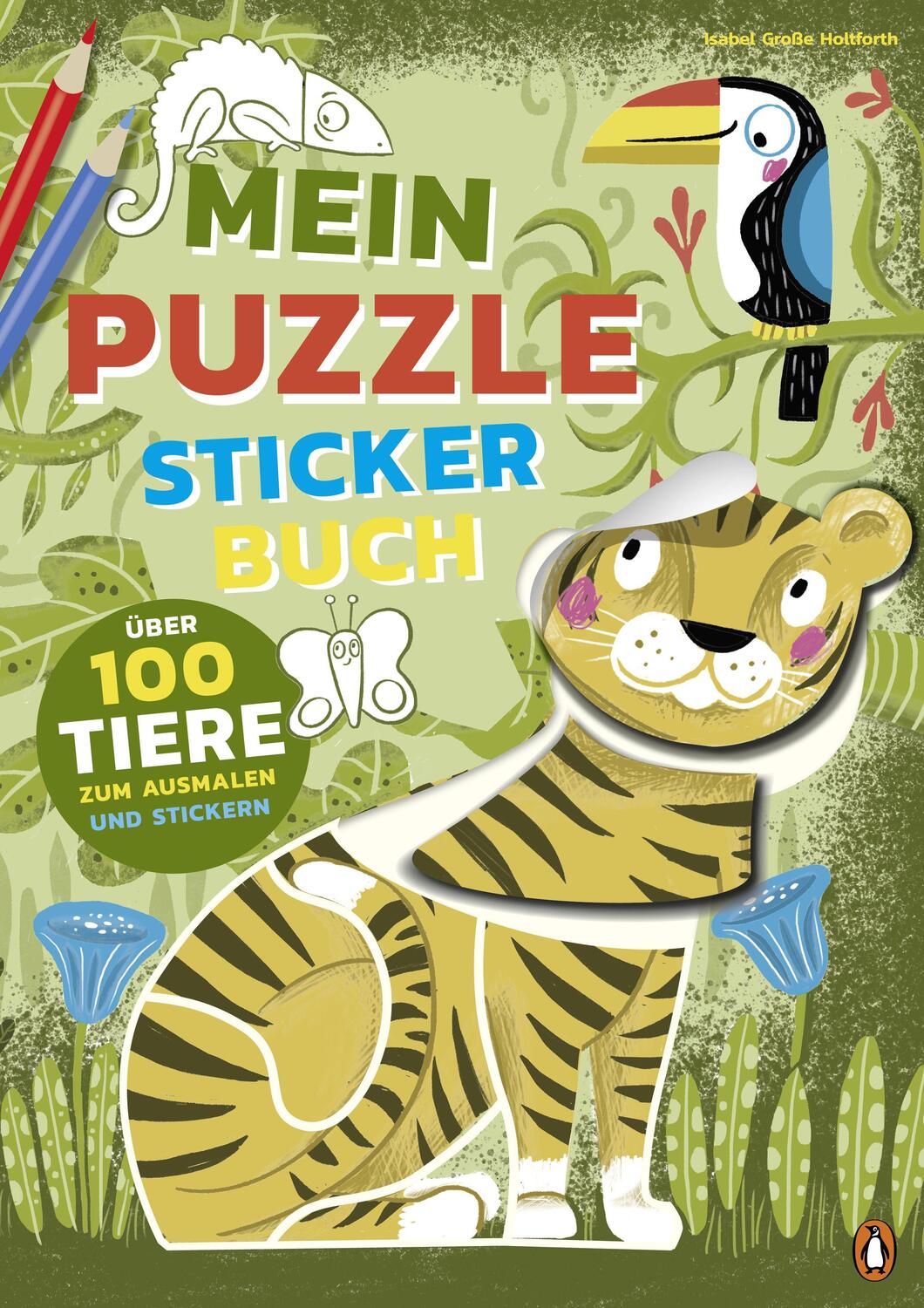 Cover: 9783328301356 | Mein bunter Puzzle-Sticker-Spaß - Tiere | Isabel Große Holtforth