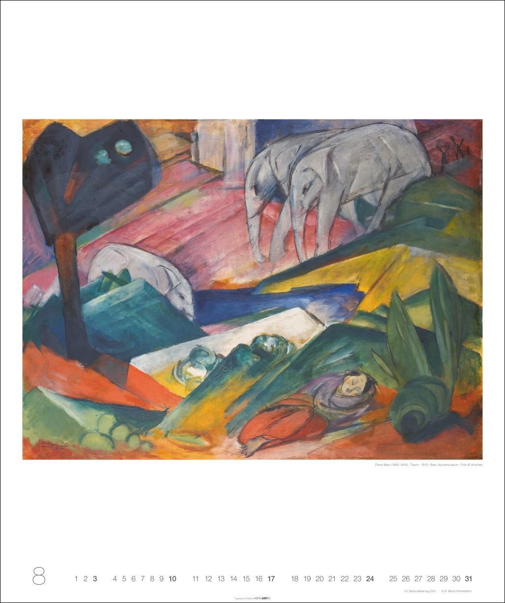 Bild: 9783839900970 | Franz Marc Edition Kalender 2025 | Kalender | Spiralbindung | 14 S.