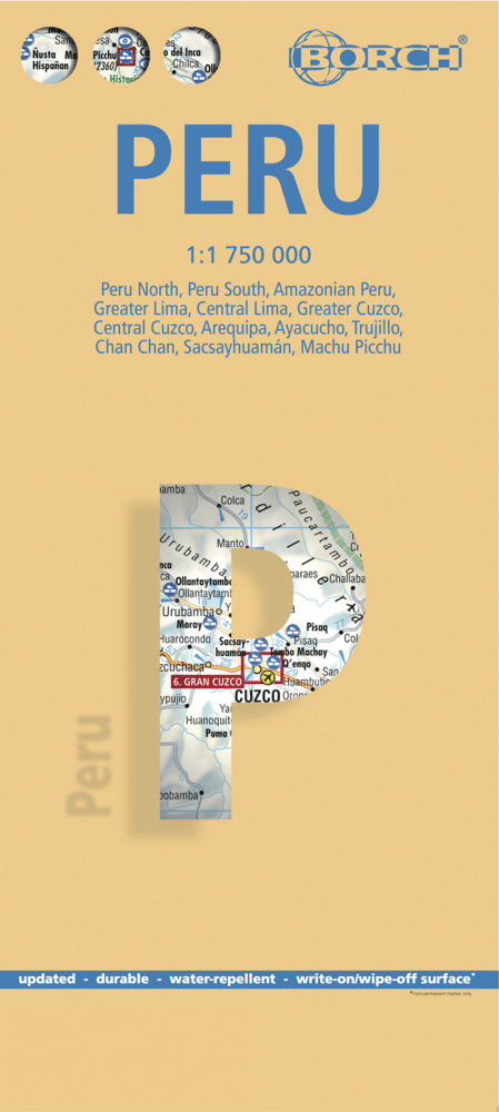 Cover: 9783866093546 | Borch Map Perú | (Land-)Karte | Mehrfarbendruck. Gefalzt | 2 S. | 2001