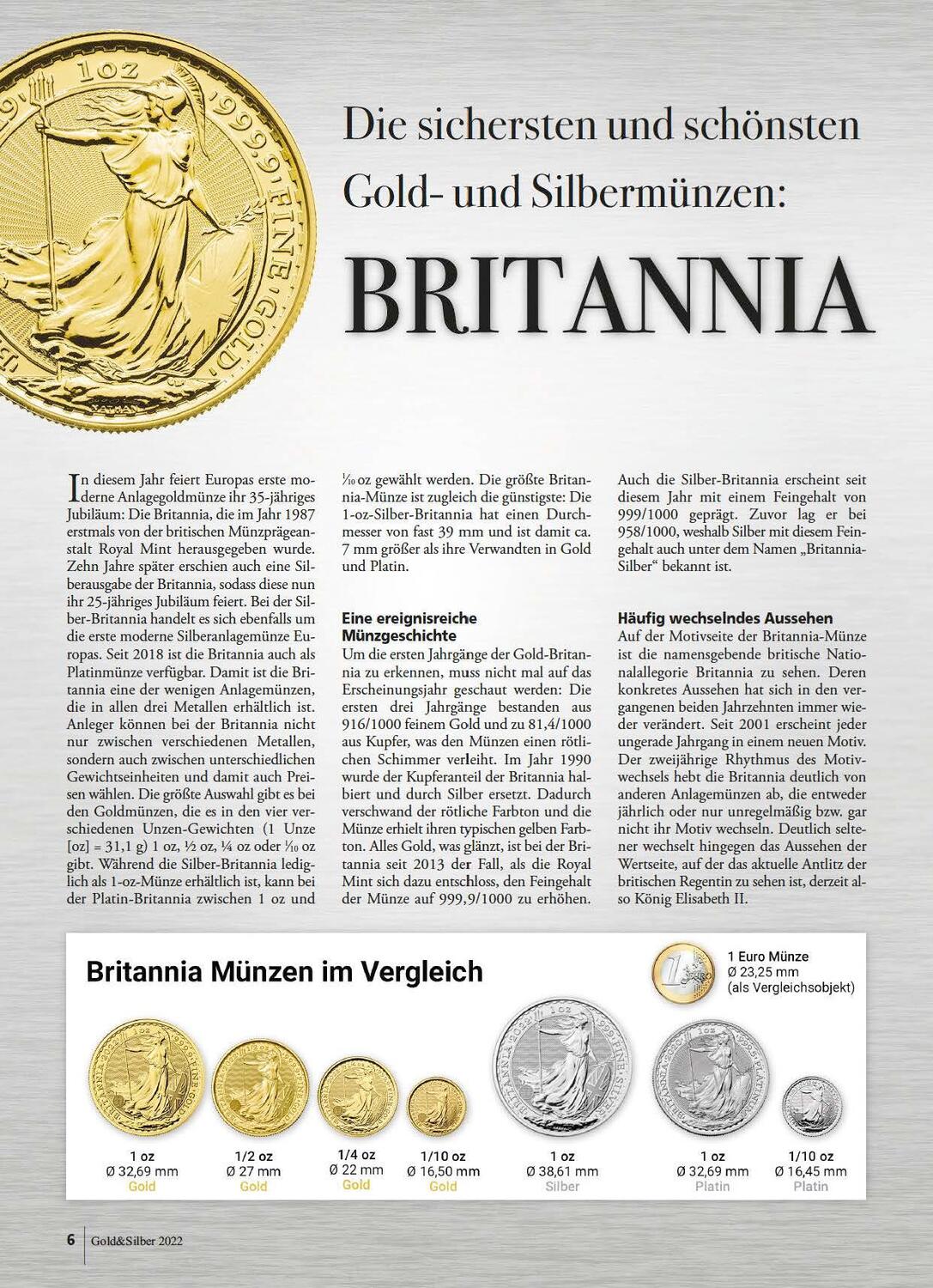 Bild: 9783866462236 | Sonderheft Gold &amp; Silber | Anlagemünzen in Gold und Silber | Buch