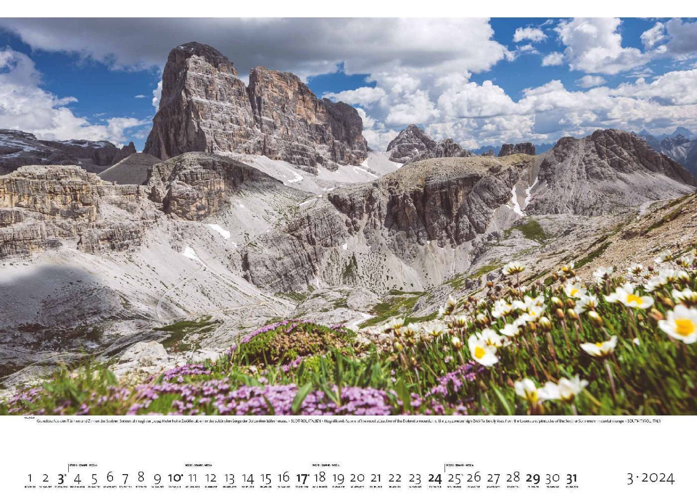 Bild: 4251734300669 | Faszination Alpen 2024 - Bild-Kalender - Poster-Kalender - 70x50