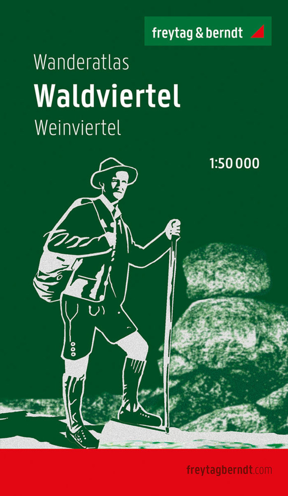 Cover: 9783707919240 | Waldviertel - Weinviertel, Wanderatlas 1:50.000 | freytag & berndt