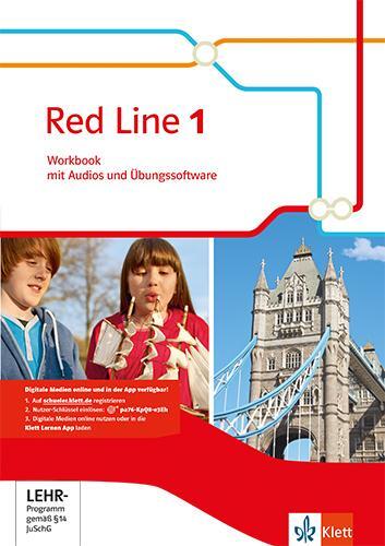 Cover: 9783125477810 | Red Line 1. Workbook mit Audios und Übungssoftware Klasse 5....