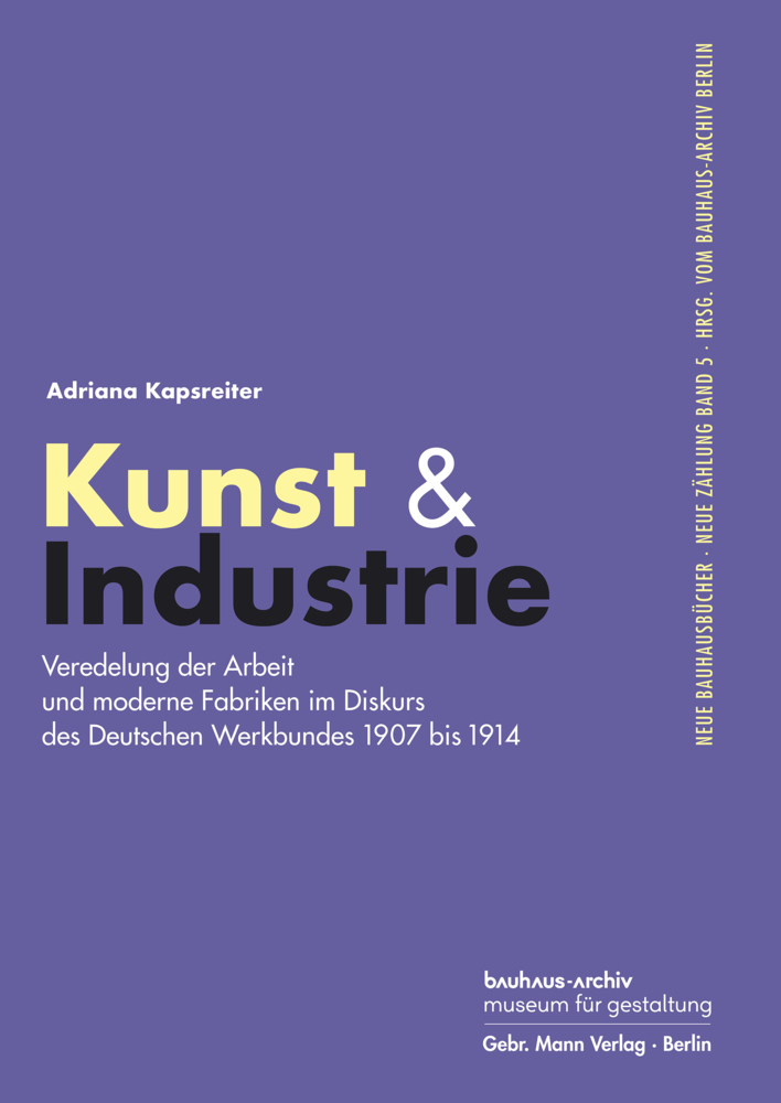 Cover: 9783786128571 | Kunst & Industrie | Adriana Kapsreiter | Buch | 2021