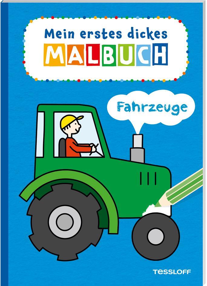 Cover: 9783788641818 | Mein erstes dickes Malbuch. Fahrzeuge | Erster Malspaß ab 3 Jahren