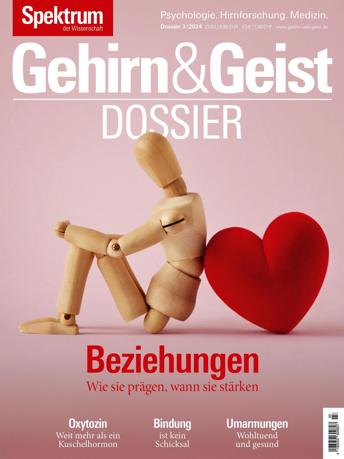 Cover: 9783958928619 | Gehirn&amp;Geist Dossier 3/2024 Beziehungen | Spektrum der Wissenschaft