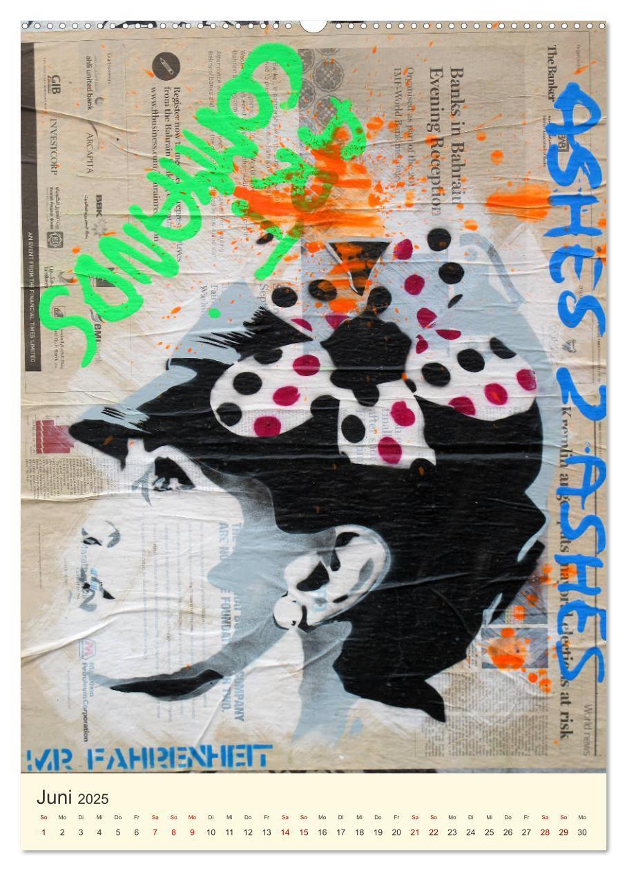 Bild: 9783435940882 | Famous Women in StreetArt (hochwertiger Premium Wandkalender 2025...