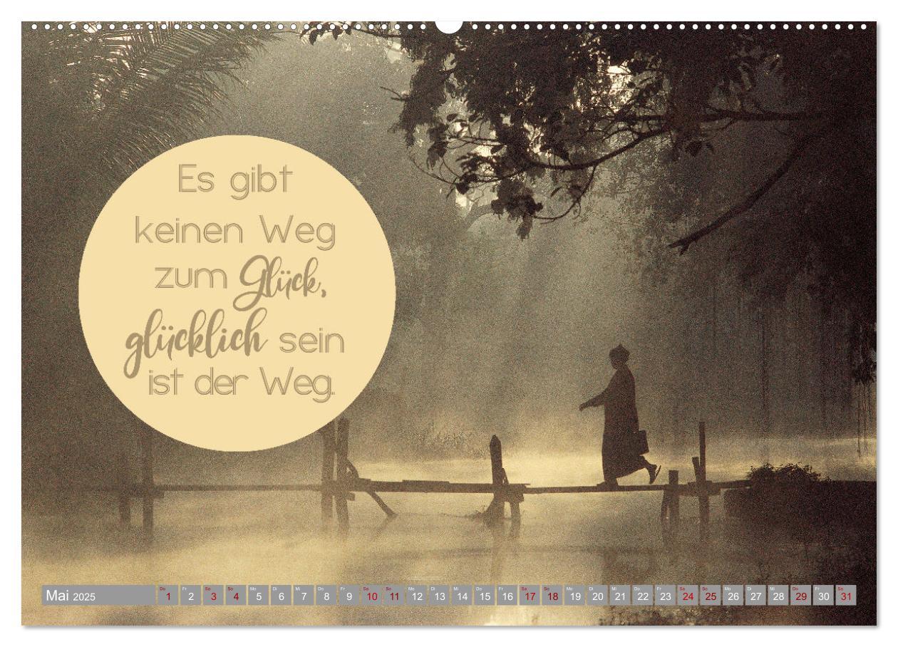 Bild: 9783435066636 | ACHTSAMKEIT - Wege des Glücks (Wandkalender 2025 DIN A2 quer),...